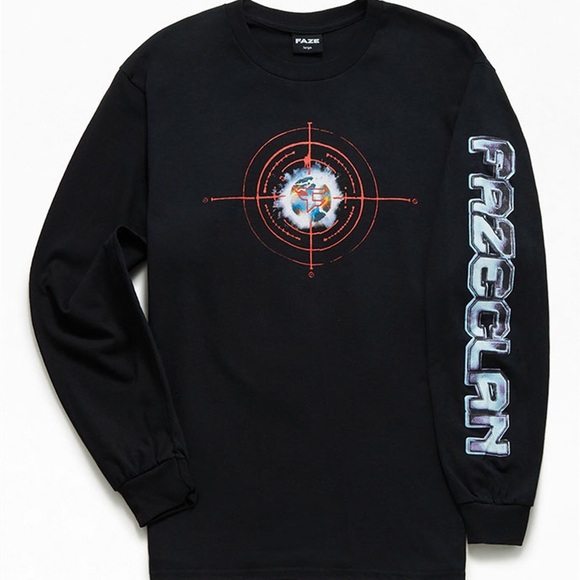 Faze Clan Bullseye Long Sleeve Tee - Picture 2 of 4